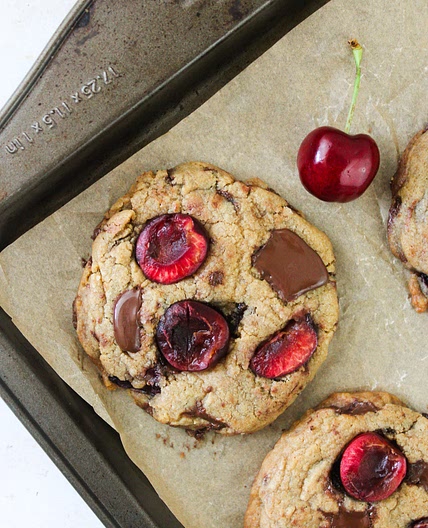 Cherry Dark Chocolate Cookies