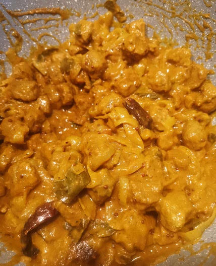 South indian soya meat