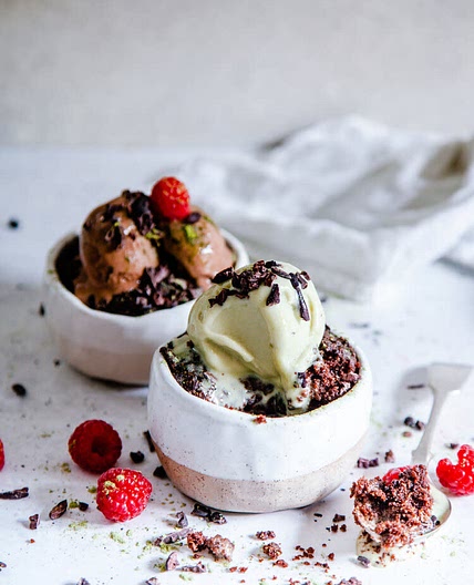 Soft Chocolate Brownie Pudding