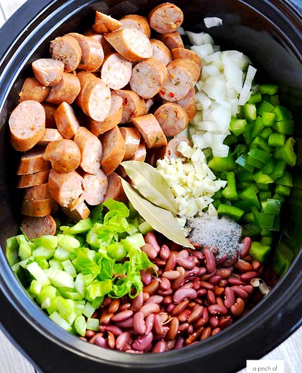 Red Beans in Crockpot (Momma's recipe)