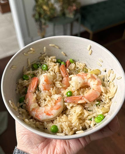 Lemon Parmesan rice (IP)