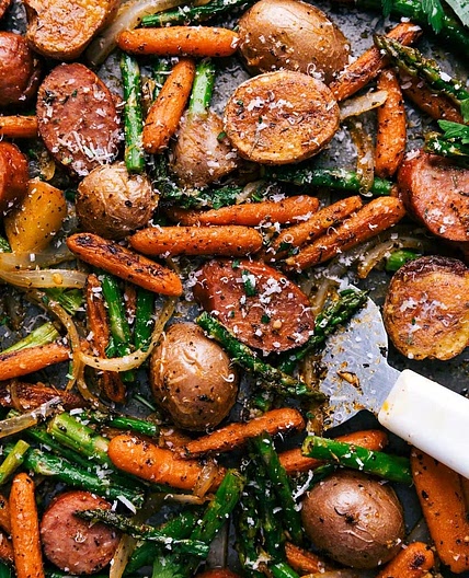 Potatoes and Sausage