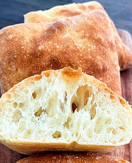 Easy Ciabatta Rolls