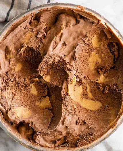 Esther’s Chocolate Peanut Butter Ice Cream
