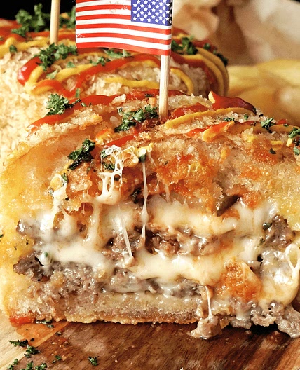 Deep-Fried Cheeseburgers