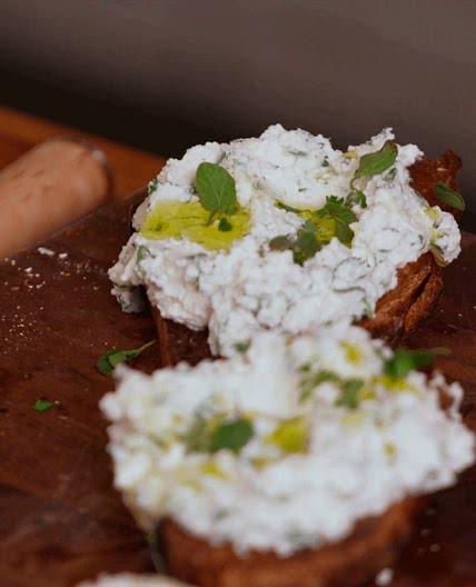 Bruschetta with Herb Ricotta