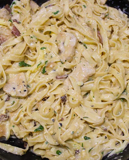 Rod’s Chicken and Mushroom Carbonara