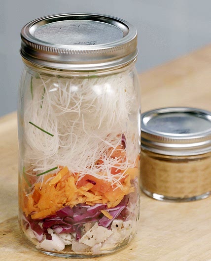Mason Jar Chicken Ramen