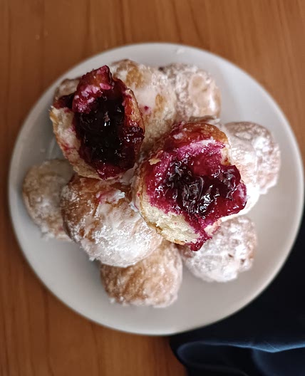 Blueberry donut holes