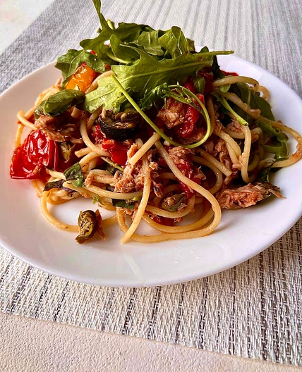 12 Minute Tuna Spaghetti 