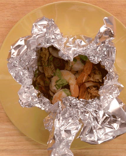 Ramen Shrimp Packet Surprise
