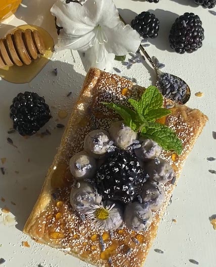 Lavender & Blackberry Mille Feuille