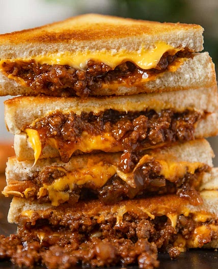 Sloppy Joe Grilled Cheese