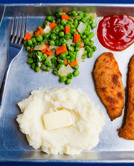 Chicken Finger & Mashed Potato TV Dinner