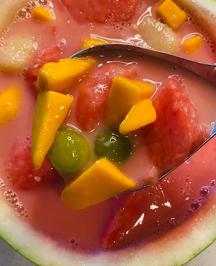 Korean Boozy Watermelon Punch