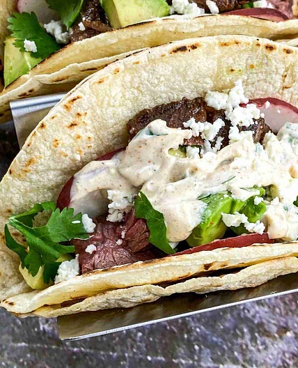 Delicious Keto Steak Street Tacos