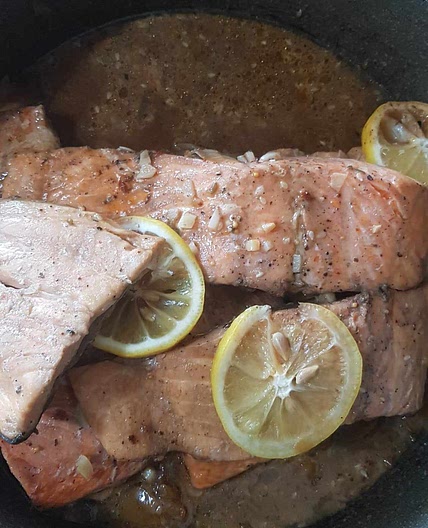 Salmon with Honey-Soy Marinade