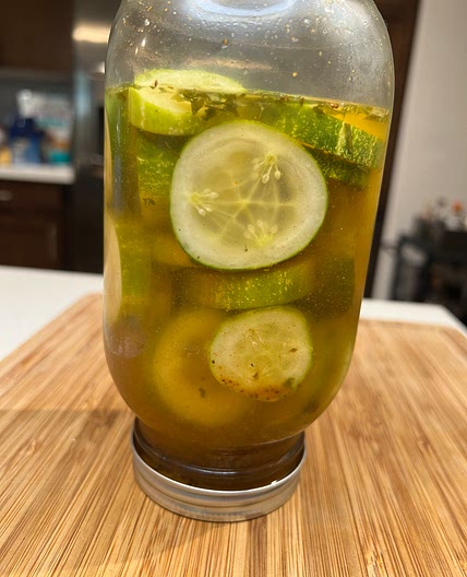 Half-Sour Old Bay Pickles