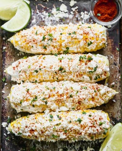 Elote - grilled street corn