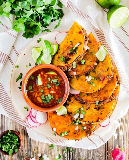 Beef Birria with consomé