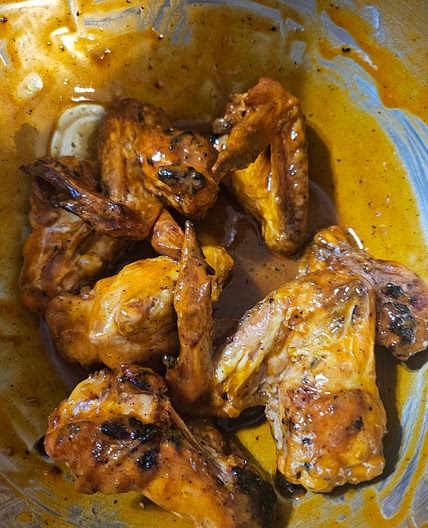 Smoked wings
