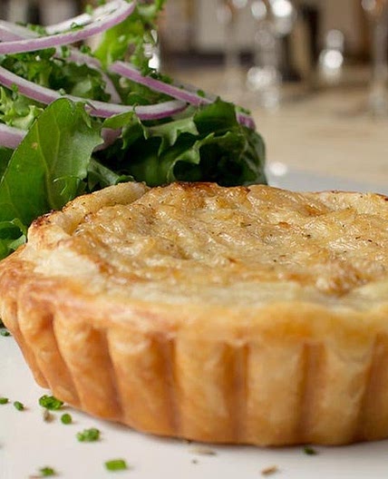 Caramelized Red Onion Tarts, Balsamic Vinegar