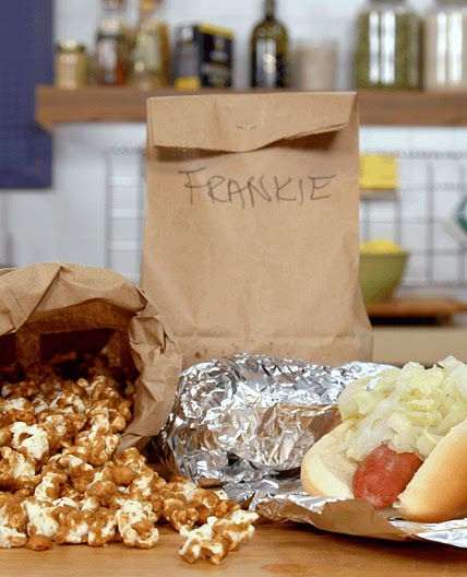 Sauerkraut Hot Dogs & Caramel Popcorn