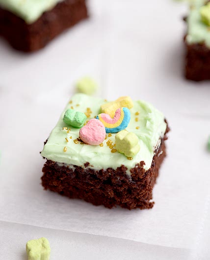Lucky Charms Brownies