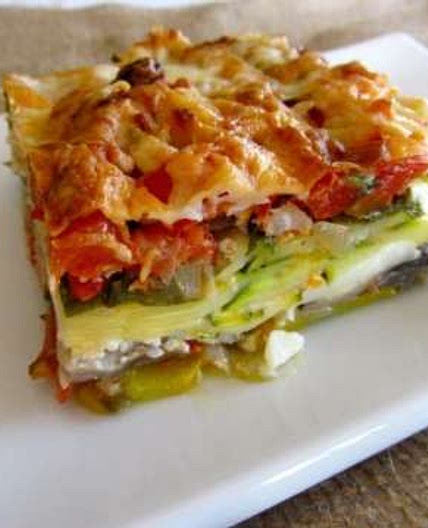 No noodle veggie lasagña