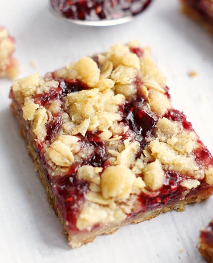 Raspberry Oatmeal Bars