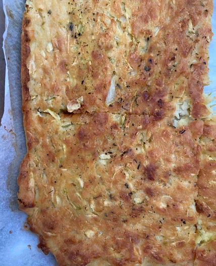 Zucchini Cottage Cheese Bake