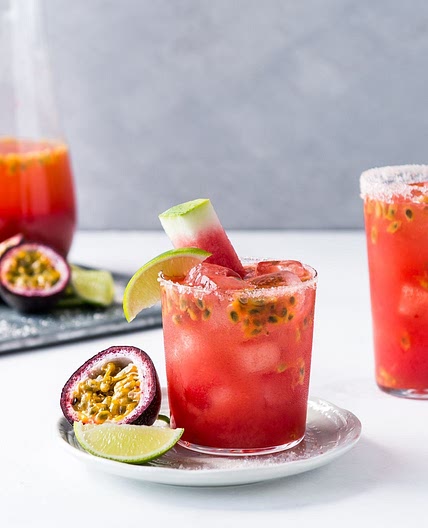 Passionfruit and Watermelon Margarita recipe