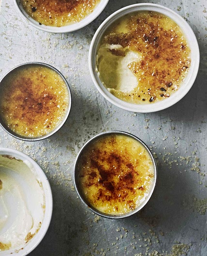 Lemongrass custard cups