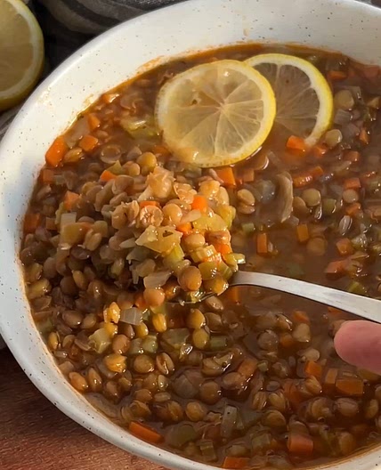 Greek Lentil Soup (aka Fakes)