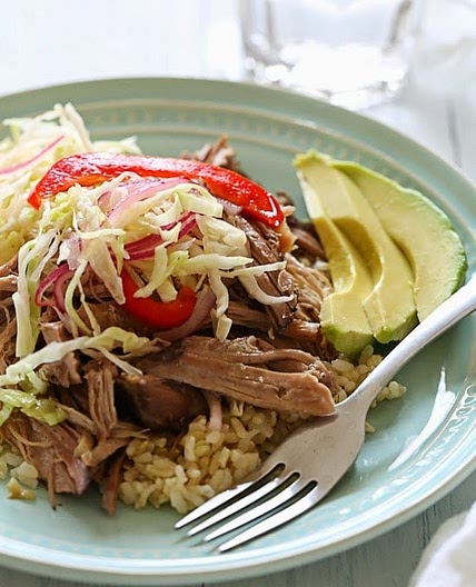 Skinny Slow Cooker Pernil (Puerto Rican Pork)