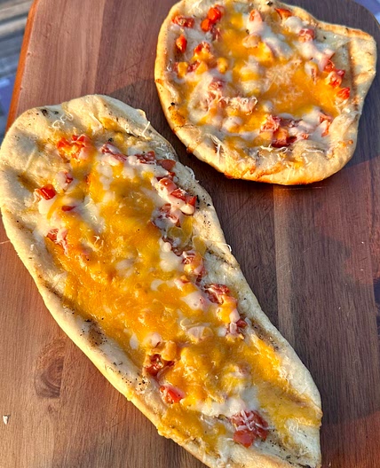 Grilled flatbread