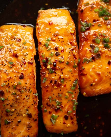 D'licious Hot Honey Salmon