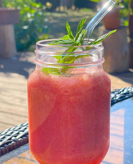 3 Ingredient Watermelon Strawberry Refresher