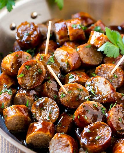 Beer Brat Bites