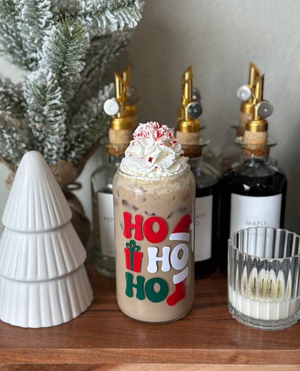 Peppermint Oreo Iced Latte