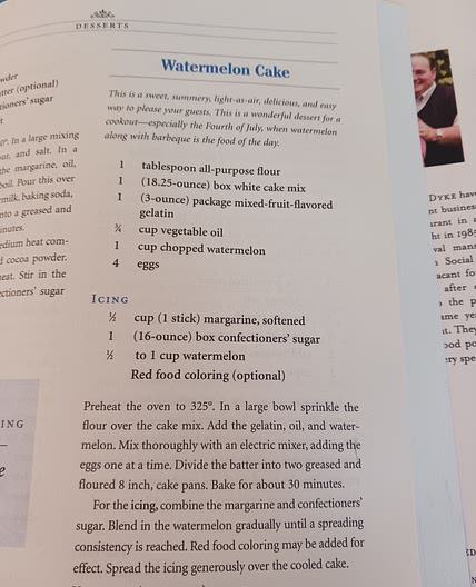 Watermelon cake