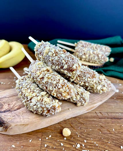 Biscoff Banana Pops