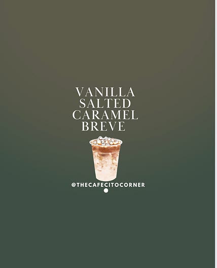 Vanilla Salted Caramel Breve 