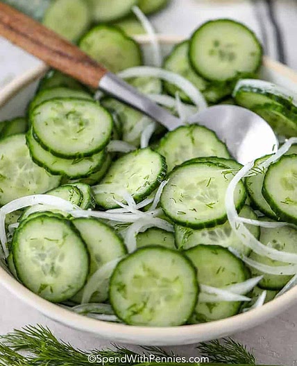Cucumber Onion Salad