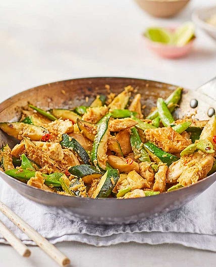 Fragrant lemongrass & coconut chicken stir-fry