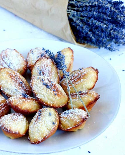 Lavender Honey Madeleines