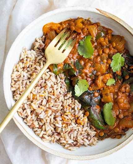 Roasted Red Pepper Dahl