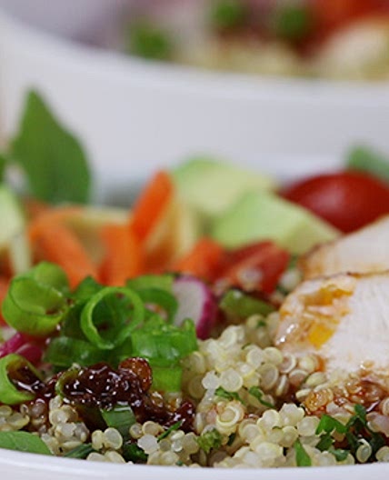 Chipotle Chicken Bowls with Cilantro-Lime Quinoa