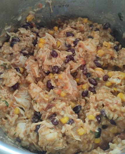 Instant Pot 20 Minute Chicken Burrito Bowls