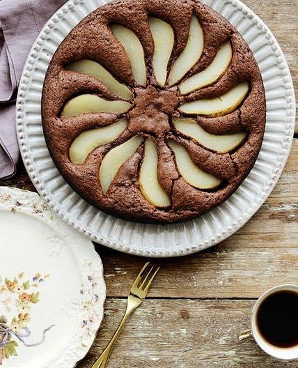 Pear & chocolate cake (Torta di pera e cioccolato)
